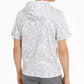 INC International Concepts Men's Regular-Fit Damask-Print Hoodie White Size X-Large
