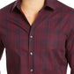 Tasso Elba Men's Stretch Dobby Woven Shirt Navy Size Medium
