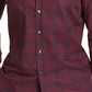 Tasso Elba Men's Stretch Dobby Woven Shirt Navy Size Medium