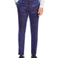INC International Concepts Men's Slim Fit Iridescent Plaid Pants Purple Size 34X30