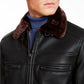INC International Concepts Men's Julien Faux Leather Jacket Black Size X-Large