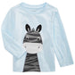 First Impressions Baby Boy's Zebra Print Cotton T-Shirt  Blue Size 3-6 Months
