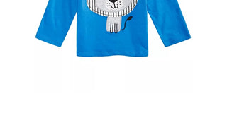 First Impressions Toddler Boy's Lion Print T Shirt Blue Size 2T