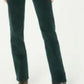 Charter Club Women's Lexington Corduroy Tummy Control Pants Green Size 12