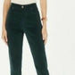 Charter Club Women's Lexington Corduroy Tummy-Control Pants Dark Green Size 16