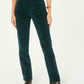 Charter Club Women's Lexington Corduroy Tummy Control Pants Green Size 8