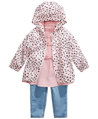 First Impressions Baby Girls Cotton Ruffled Top Pink Size 18M