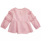 First Impressions Baby Girls Cotton Ruffled Top Pink Size 6-9M