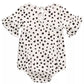 First Impressions Baby Girls Cheetah-Print Bell-Sleeve Cotton Bodysuit White Size 12M