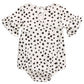 First Impressions Baby Girls Cheetah-Print Bell-Sleeve Cotton Bodysuit White Size 3-6M
