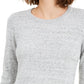 Maison Jules Women's Flecked Sweater Grey Size Small