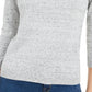 Maison Jules Women's Flecked Sweater Grey Size Small