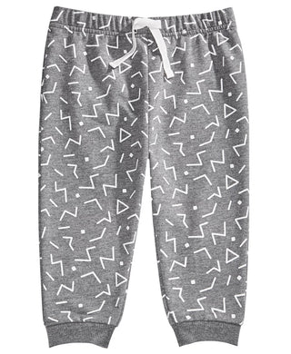 First Impressions Baby Boy's Geo-Print Joggers Gray Size 12 Months