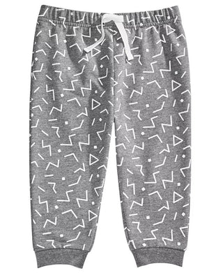 First Impressions Baby Boy's Geo-Print Joggers Gray Size 3-6 Months