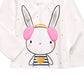 First Impressions Baby Girls Bunny-Print T-Shirt With Faux-Sherpa Trim White Size 18M