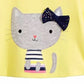 First Impressions Baby Girl's Cat-Print T-Shirt Yellow Size 18 Months