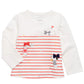First Impressions Baby Girls Long-Sleeve Striped Dogs T-Shirt White Size 18M
