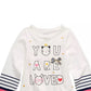 First Impressions Toddler Girls Cotton Long-Sleeve Graphic-Print T-Shirt White Size 2T