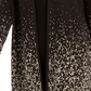 JM Collection Women's Ombre Jacquard Coatigan  Black Size Petite Medium