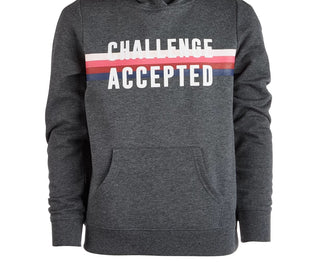 Ideology Big Girls Graphic-Print Hoodie Gray Size Large