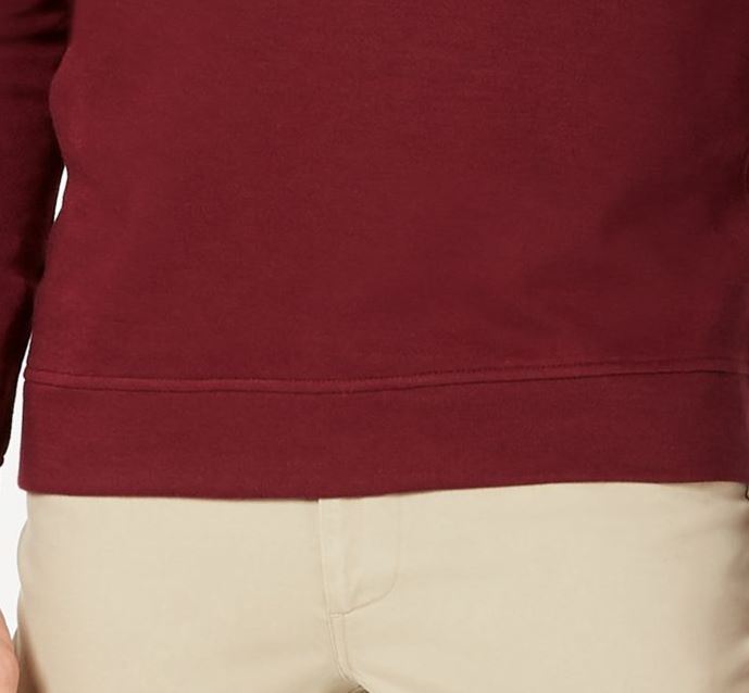 Tasso Elba Men's 1/4 Zip Sweater Wine Size X-Large