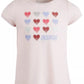 Ideology Toddler Girls Hearts-Print T-Shirt Dark Pink Size 4T