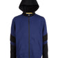 Ideology Big Boys Colorblocked Zip-Up Hoodie Dark Blue Size Small