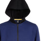 Ideology Big Boys Colorblocked Zip-Up Hoodie Dark Blue Size Small