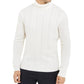 Tasso Elba Men's Cashmere Textured Turtleneck Sweater Beige Size Small