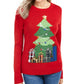 Karen Scott Women's Midnight Presents Sweater Red Size Large