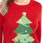 Karen Scott Women's Midnight Presents Sweater Red Size Large