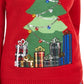 Karen Scott Women's Midnight Presents Sweater Red Size Large