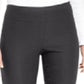 Charter Club Women's Petite Cambridge Tummy-Control Slim-Leg Pants Gray Size 16X3