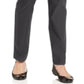 Charter Club Women's Petite Cambridge Tummy-Control Slim-Leg Pants Gray Size 16X3