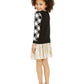 Charter Club Little Girls Buffalo Check Family Sweater Natural Size 6