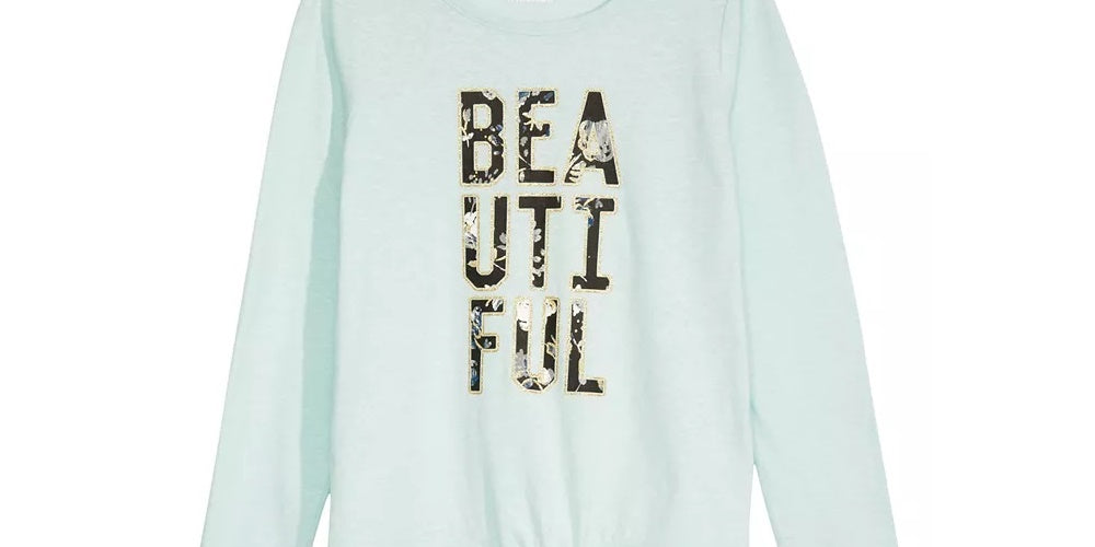 Epic Threads Big Girl's Beautiful T-Shirt Navy Size Small