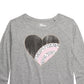 Epic Threads Big Girls Leopard Heart T-Shirt Gray Size Extra Large