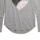 Epic Threads Big Girls Leopard Heart T-Shirt Gray Size Extra Large