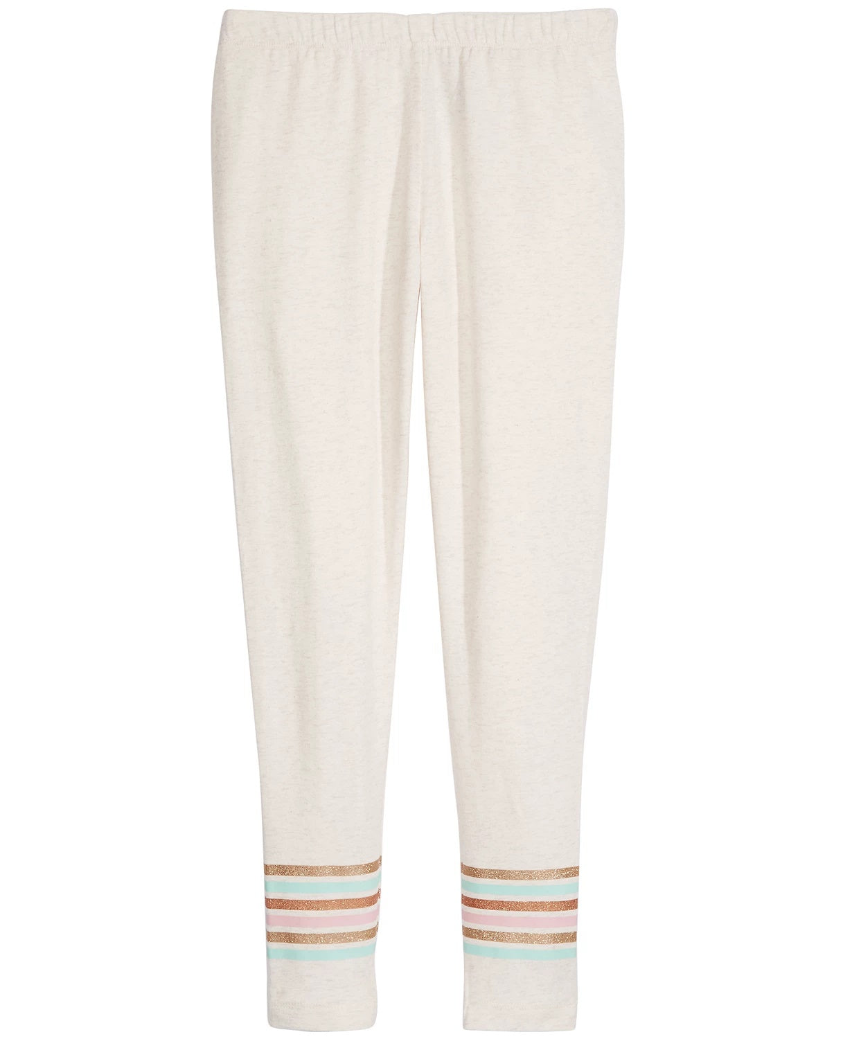 Epic Threads Big Girls Striped Leggings White Size Extra Large