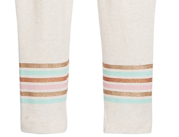 Epic Threads Big Girls Striped Leggings White Size Extra Large