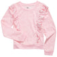 Epic Threads Big Girls Ruffled Star-Print Top Pink Size Large