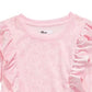 Epic Threads Big Girls Ruffled Star-Print Top Pink Size Large