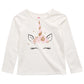 Epic Threads Little Girl's Unicorn Horn Long Sleeve T-Shirt White Size 5
