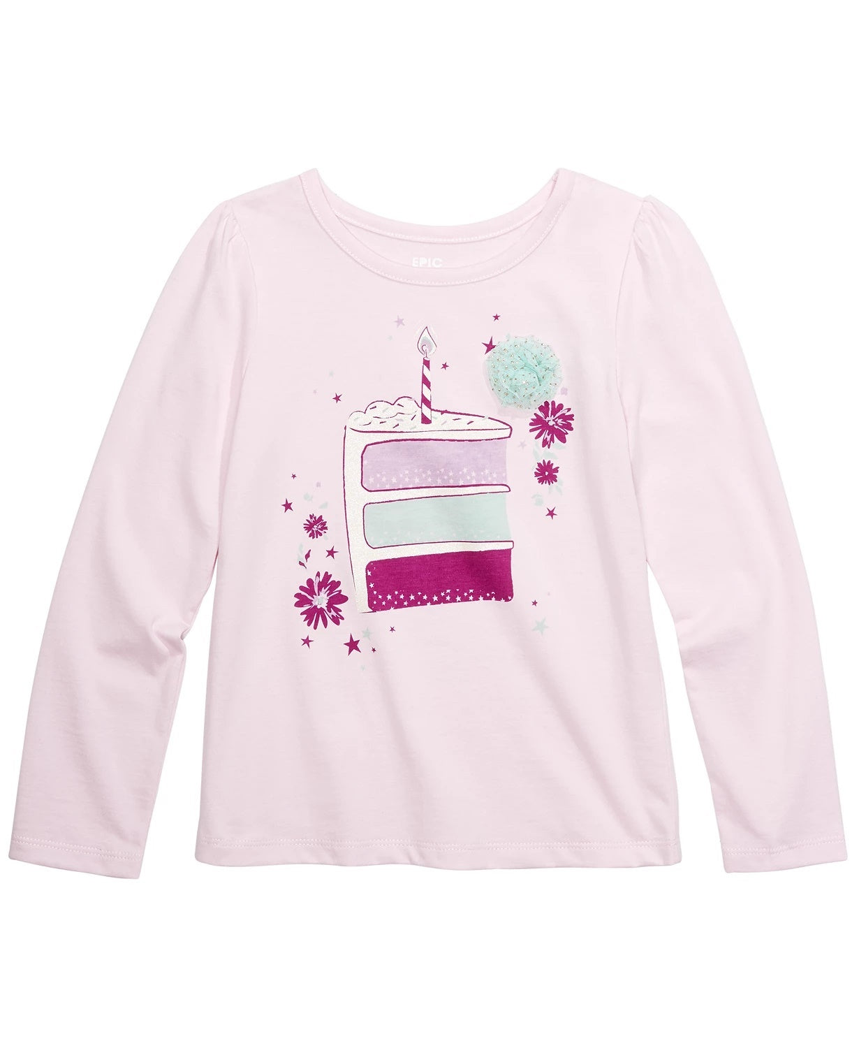 Epic Threads Little Girl's Cake Slice T-Shirt Pink Size 5