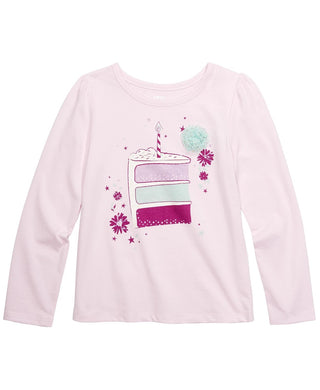 Epic Threads Little Girl's Cake Slice T-Shirt Pink Size 5