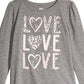 Epic Threads Toddler Girl's Cheetah Love T-Shirt  Grey Size 4T