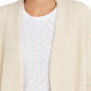 INC International Concepts Women's Waffle-Stitch Cozy Cardigan Sweater White Size Medium