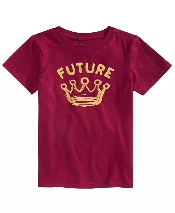 Epic Threads Toddler Boy's Future Print T-Shirt Red Size 4T