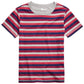 Epic Threads Big Boys Multi-Stripe T-Shirt Gray Size Large