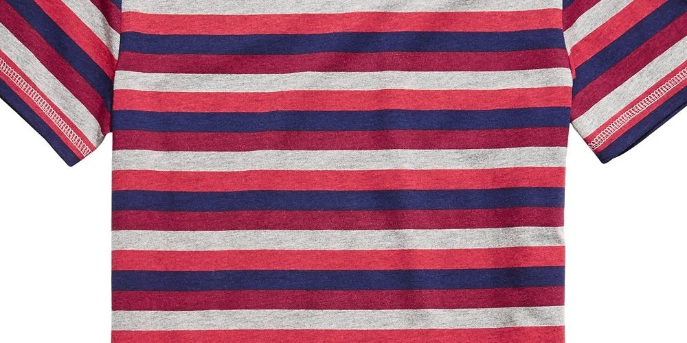 Epic Threads Big Boys Multi-Stripe T-Shirt Gray Size Extra Large